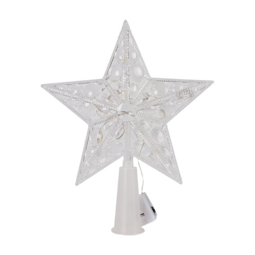 Étoile de Noël incassable pour sapin (1 pièce)