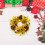 Needle Candlestick Wreath 5.9 in Artificial Leaves Home 6