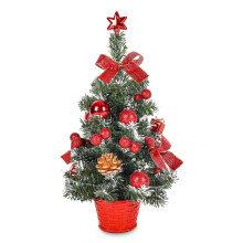 Outdoor Christmas Tree Green 17.7 Inch Pre-lit LED