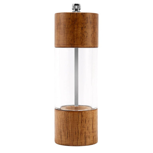 Moedor de pimenta com núcleo de cerâmica transparente de 15 cm (6 polegadas)