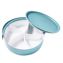Plateau de rangement de bureau en plastique pour les collations de cuisine