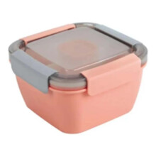 Boîte alimentaire Poaug rose, bol à salade portable, 1 pièce