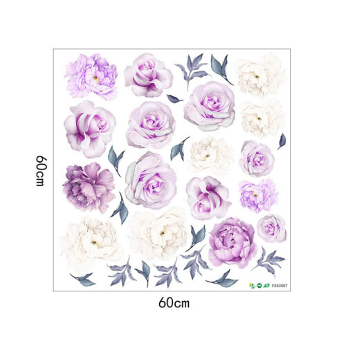 Rose Decals Sticker for Nursery Wall Decor 2