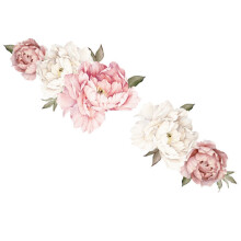 Peony Flower Wall Decals 40x60cm Removable Floral Decor