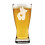 Bierglas Pilsner mit Corgi-Butt-Design, 444 ml 1