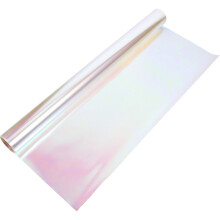 Rouleau de papier d'emballage cellophane irisé