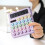 Mechanical Calculator 12-Digit Colorful Desktop with 15 2