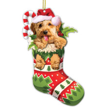 Décorations de Noël pour chiens double face - 26 modèles