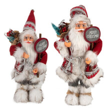 Standing Santa Claus Figurine Red 12 Inch