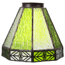 Abat-jour en verre pour lustre de style méditerranéen