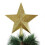 Christmas Tree Topper Star Red Silver Gold 20cm Plastic 1