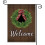 Drapeau de Noël décoratif double en lin 32 x 47 cm 1