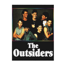The Outsiders dramadeken, verdikt, 50" x 40"