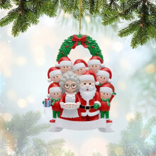 Décorations de Noël personnalisées Winysin 2022 - Décorations de Noël personnalisées pour la maison - Bonhomme de neige - Décorations pour