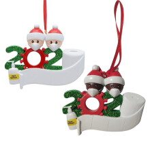 Christmas ornament family-themed 2 pcs