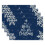 Set de 4 sets de table de Noël en plastique lavable 1
