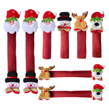 Offre de Noël ! 8 housses de poignées de réfrigérateur de Noël (Père Noël, renne, bonhomme de neige) - Décorations compatibles avec la