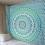 Mandala Tapestry Black White Elephant Boho Wall Hanging 1