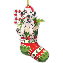 Christmas Dog Ornaments Double-Sided 26 Designs