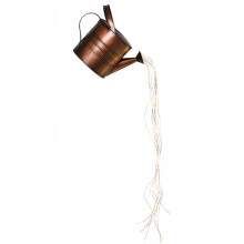 Tarmeek herfstdecoraties, LED-tuinverlichting met sterrenregeneffect, gieterverlichting geschikt voor buitenfeesten, veranda, balkon en