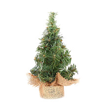 Sapins de Noël miniatures de bureau Winysin, mini sapin avec neige et base en bois pour la décoration de table des fêtes de Noël.