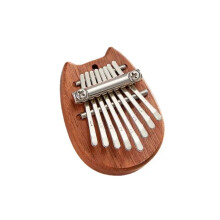 (cat) 8 Key Mini Wooden Kalimba High Quality Exquisite Finger Thumb Piano Marimba Musical Good Accessory Pendant Gift