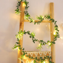 Christmas rattan string lights outdoor patio decoration