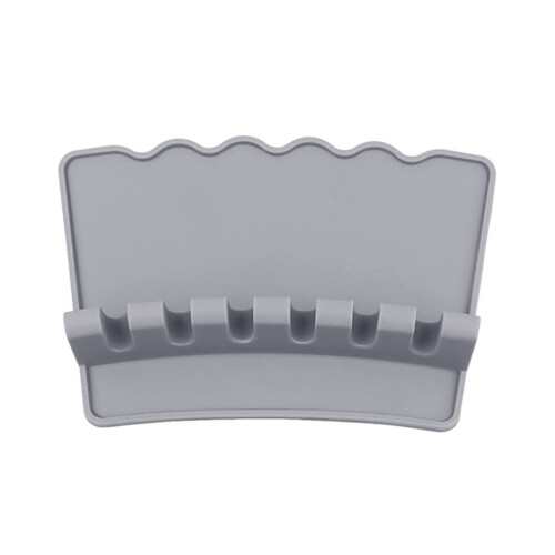 Support de spatule de table en silicone gris (1 pièce)