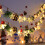 Weihnachtsdekor, Schneeflocken, Kränze, Glocken, rot 1