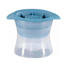 Whiskey Ice Ball Mold Silicone Freezer Press 2-Pack