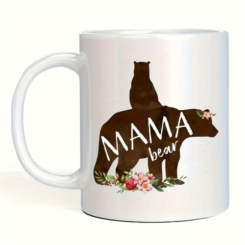 Mug en céramique MAMA Bear (1 pièce)