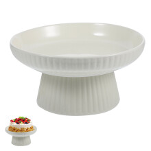 Porseleinen taartstandaard, hoog, multifunctioneel, 30 cm
