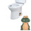 Ceramic Toilet Cover Decorative Cap 4