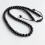 Conjunto de colar e pulseira masculino com contas de lava e olho de tigre - 1