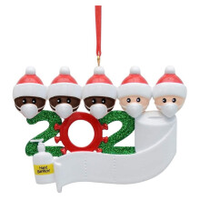 Décorations de Noël personnalisées Winysin « Famille survivante » 2020
