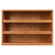 Wooden Desk Shelf for Books and Stationery Storage