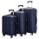 3 Pcs Suitcase Lightweight Carry-on Hand Luggage 1