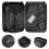 3 Pcs Suitcase Lightweight Carry-on Hand Luggage 4