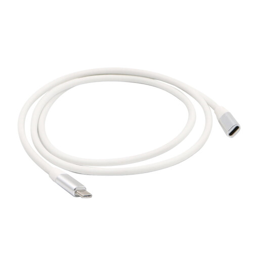 USB-C forlengerkabel USB3.1 1 meter sølvfarget 1