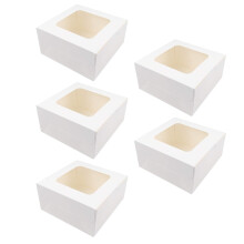 Boîtes à gâteaux Eease avec fenêtre (5 pièces)