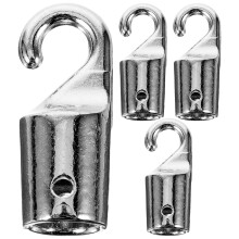 4 st Blind Wand Hook Spets Ersättning Metall Hårdvara Tilt Wand Spets Reparation