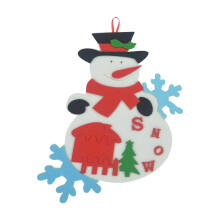 Christmas tree ornaments Santa snowman gift box set