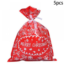 Christmas drawstring gift bags 12-pack