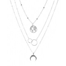 Tarmeek-kettingen voor dames, modieuze meerlaagse maankaartketting, boho-stijl, Valentijnsdagcadeau, geschikt als cadeau voor stellen, bijvoorbeeld