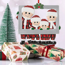 Personalized Family Christmas Ornament 2021