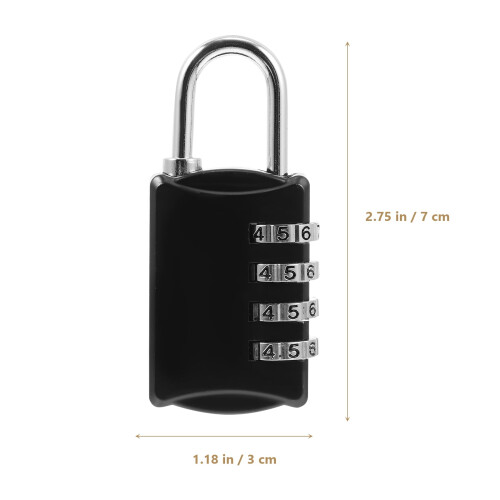 4-Digit Combination Padlock for School Gym Lockers 2
