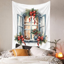 Tapisserie de Noël bohème pour la décoration intérieure (1 pièce)