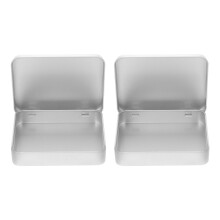 Boîte cadeau en fer-blanc avec couvercle (2 pièces)