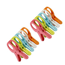 Clothes Drying Clamp Plastic Elastic 10 pcs