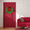 Christmas Wreath Metal LED Warm Light with Bow 7